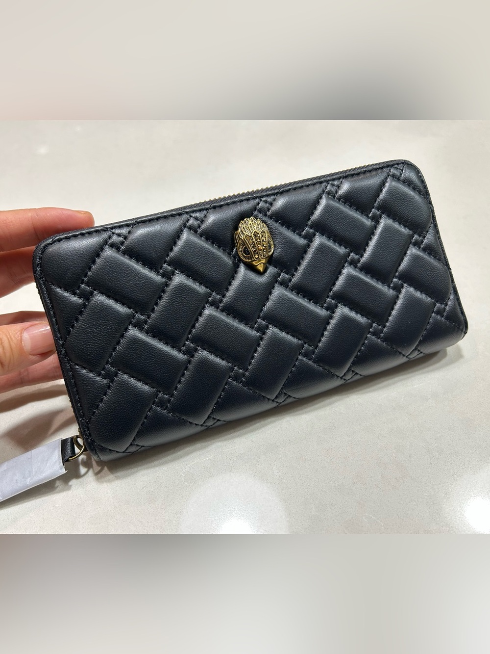 Kurt Geiger Black Quilted wallet
